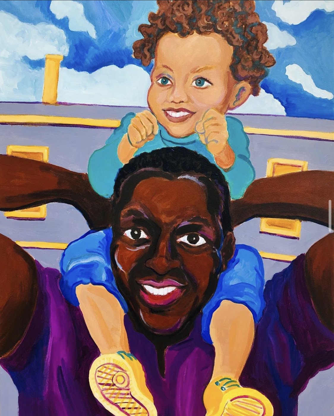 Just as you hold up your child on your shoulders to support them and see a clearer view, support them mentally by providing them the tools to navigate race.