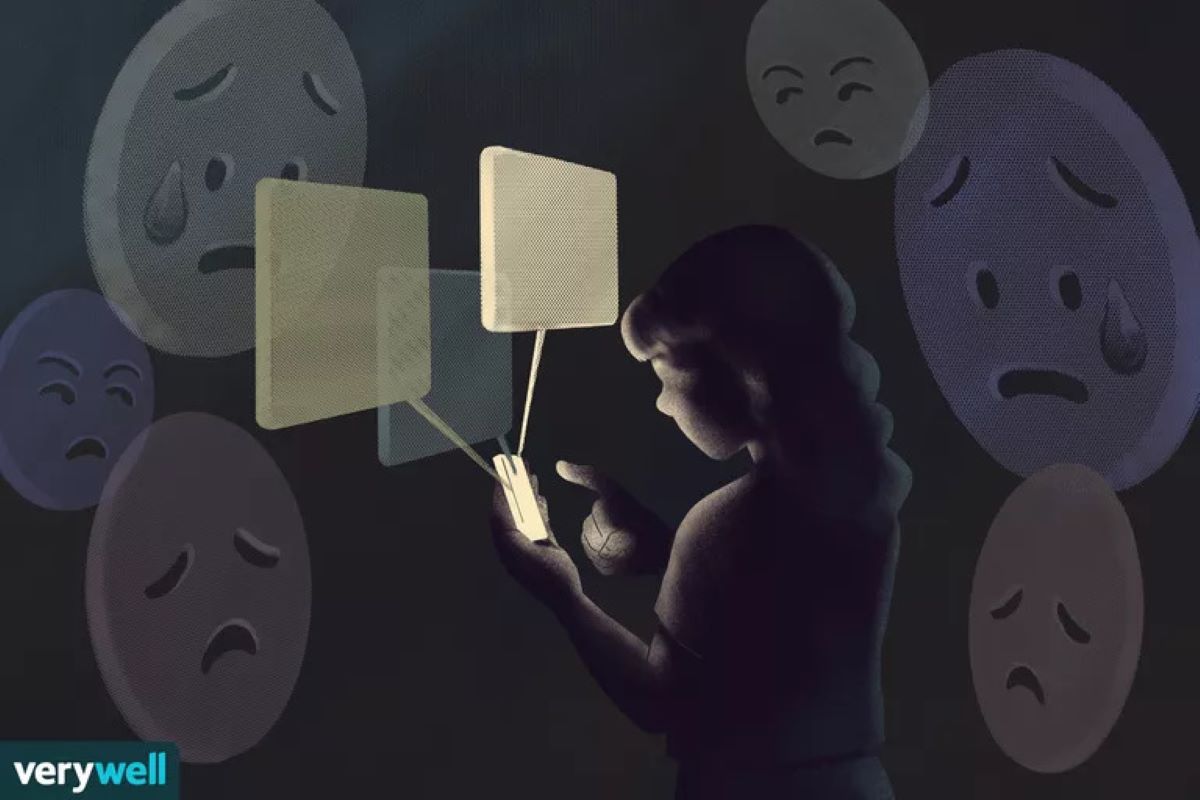 An Animated Teenager is Overwhelmed by Social Media