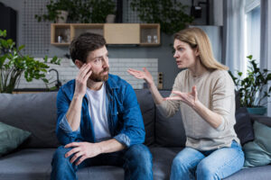 Couple exemplifying depression and relationships.