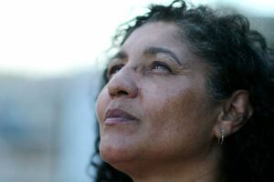 A woman considering mental vs. emotional health